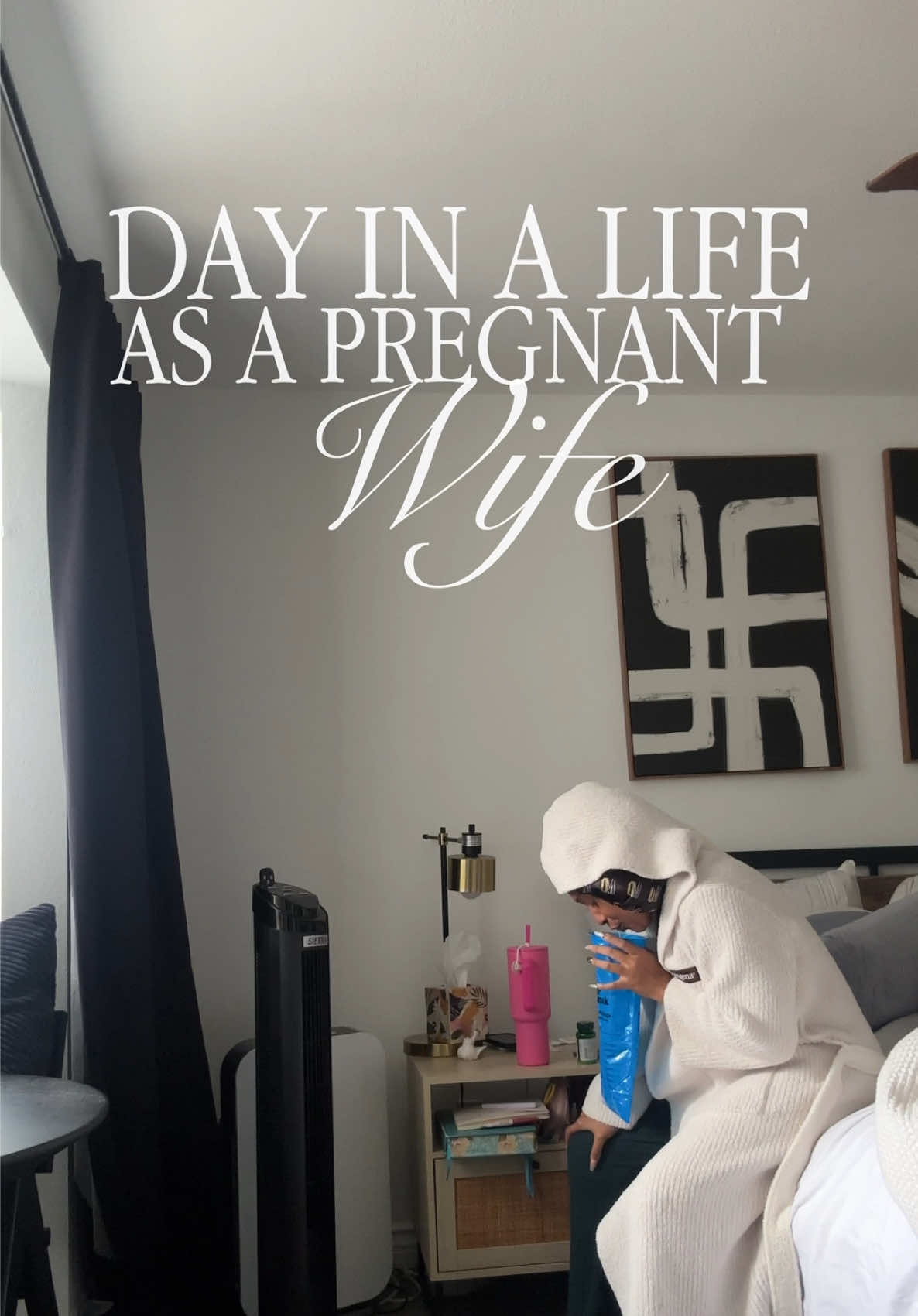 TikTok post by @reesiediaries for Naturium. Caption reads: Pregnancy Vlog: 15 weeks pregnant.  Today I....