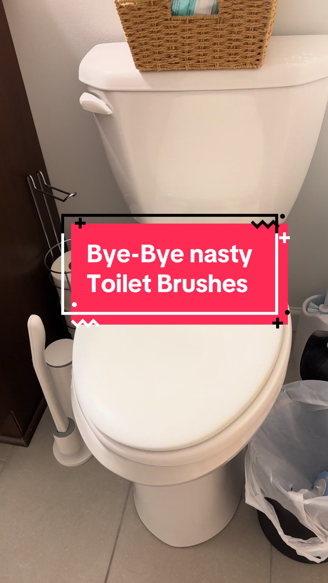 TikTok post by @raynellsherri19 for Keepow. Caption reads: The Keepow Disposable Toilet Bowl Cleaner Set....