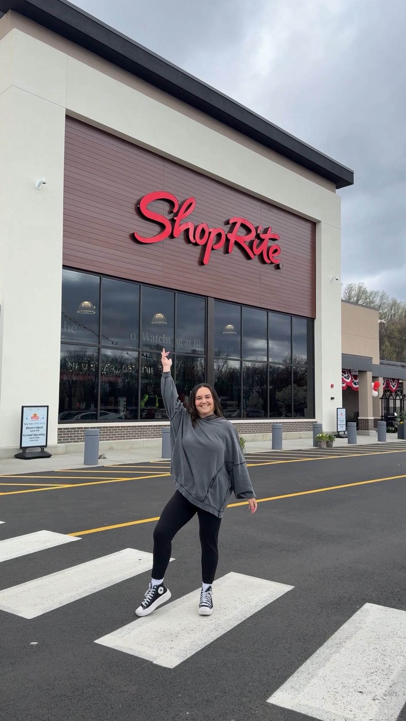 Instagram post by @megthings_ for ShopRite. Caption reads: THIS BRAND NEW SHOPRITE IS UNREAL!

#sponsored I....