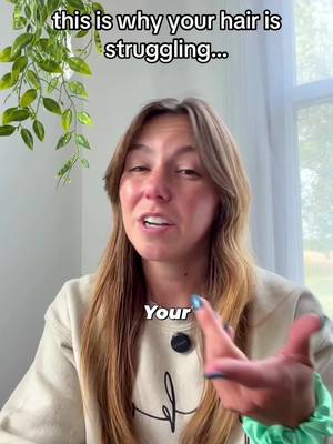 TikTok post by @lisztohunni for The Earthling Co.. Caption reads: [...] is what your hair actually needs @The....