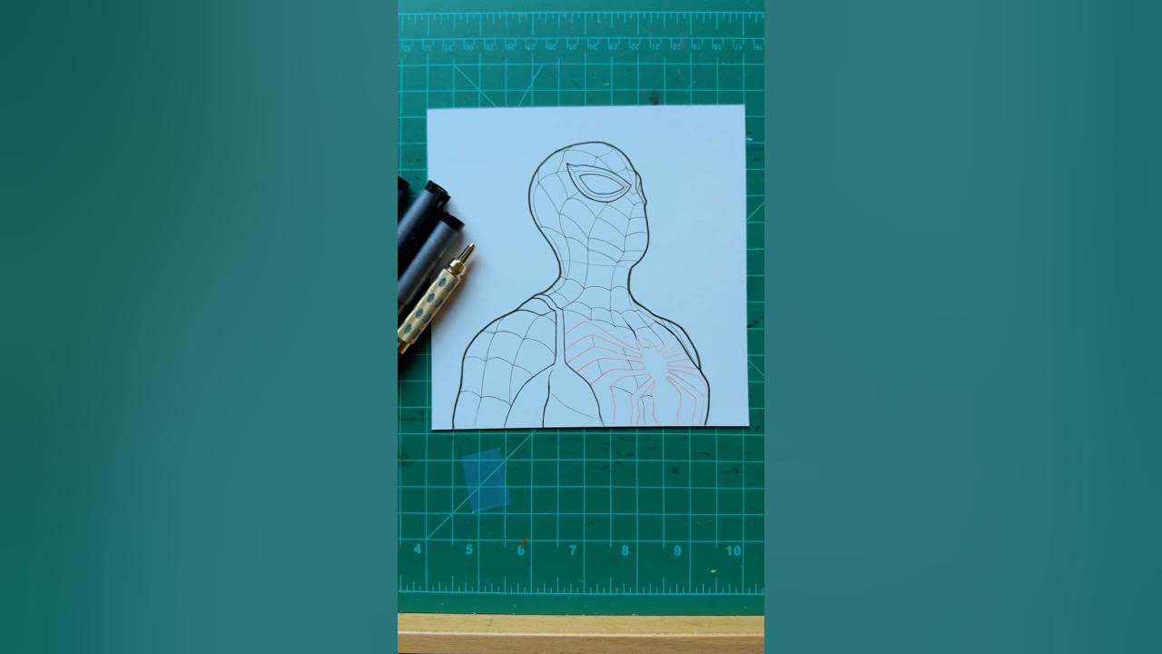 YouTube post by @KwikDraw35 for Ohuhu. Caption reads: [...] fineliners! #art #drawing OHUHU Markers 🎨....