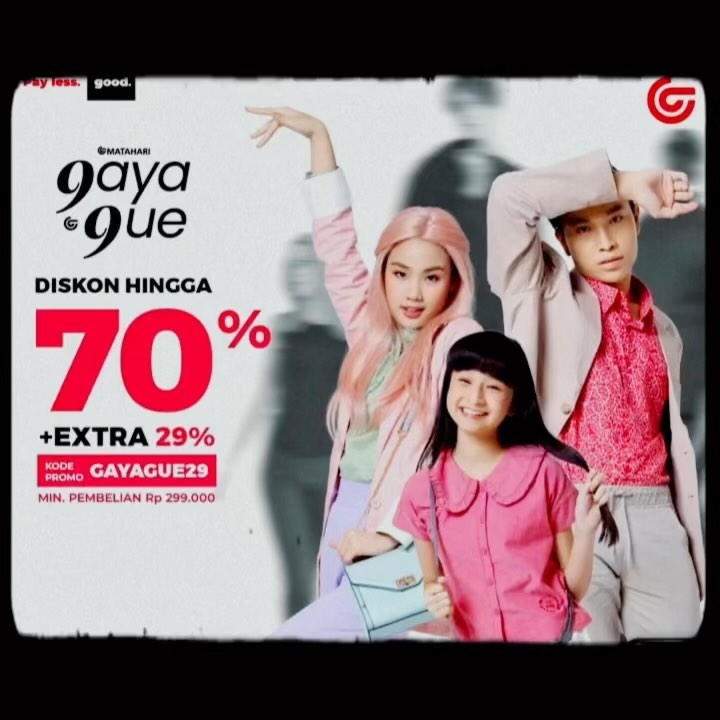 Instagram post by @vicky_marpaung for Matahari. Caption reads: Digital campaign for @matahari Model Agency by :....