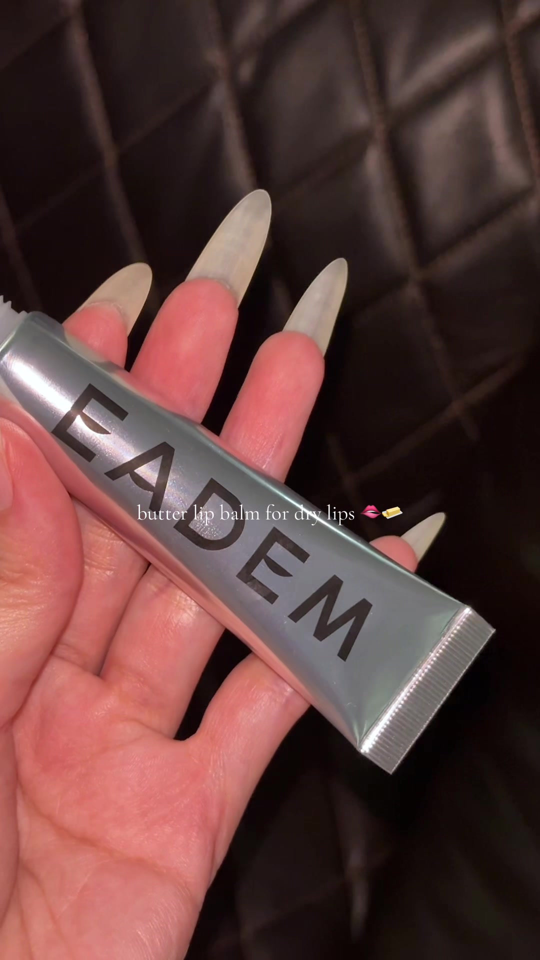 TikTok post by @carewithmi for Eadem. Caption reads: [...] nighttime treatment✨ in butter mochi🧈🍡....