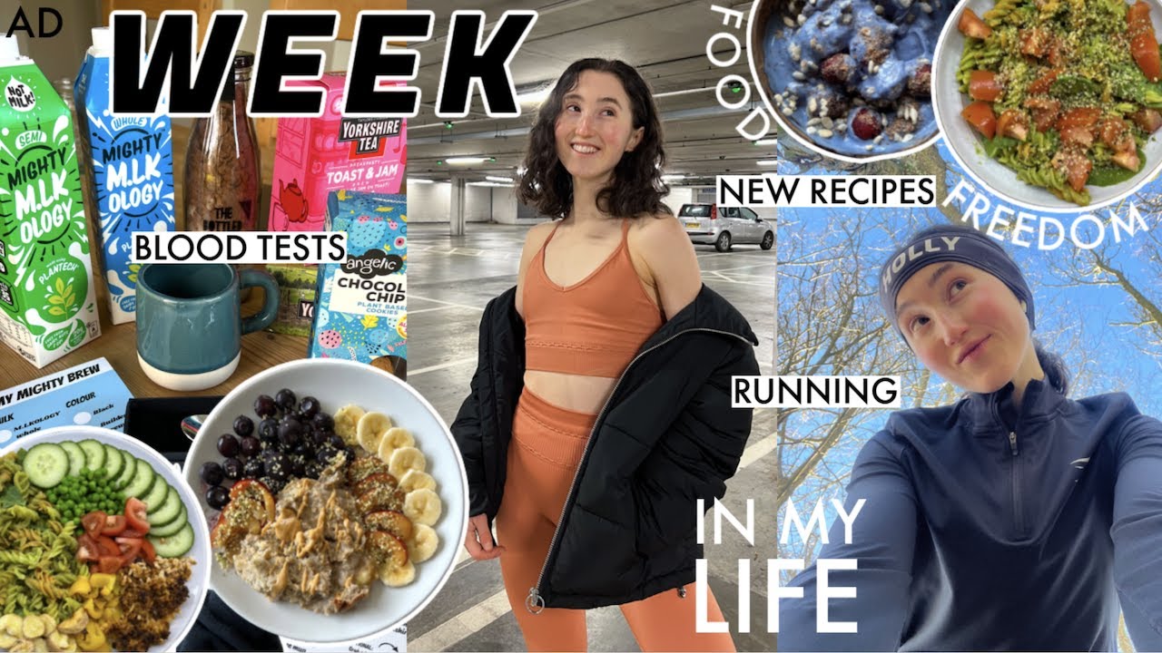 YouTube post by @HollyGabrielle for Coconut Bowls. Caption reads: WEEK IN MY ADULT LIFE 9 | What I Eat trying New....