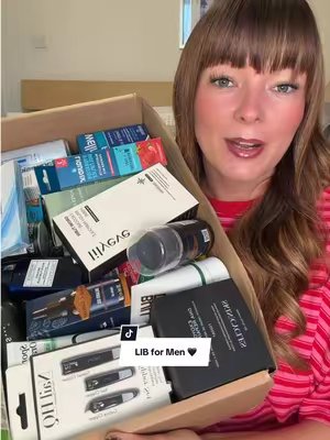 TikTok post by @wingingmalife for Latest in Beauty. Caption reads: @Latest in Beauty nailed this edit! #mensgifts....
