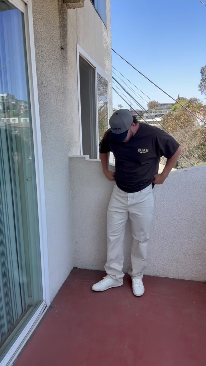 Instagram post by @austinotterpop for Buckle. Caption reads: These new tees and sweatshirts from @buckle Guest....