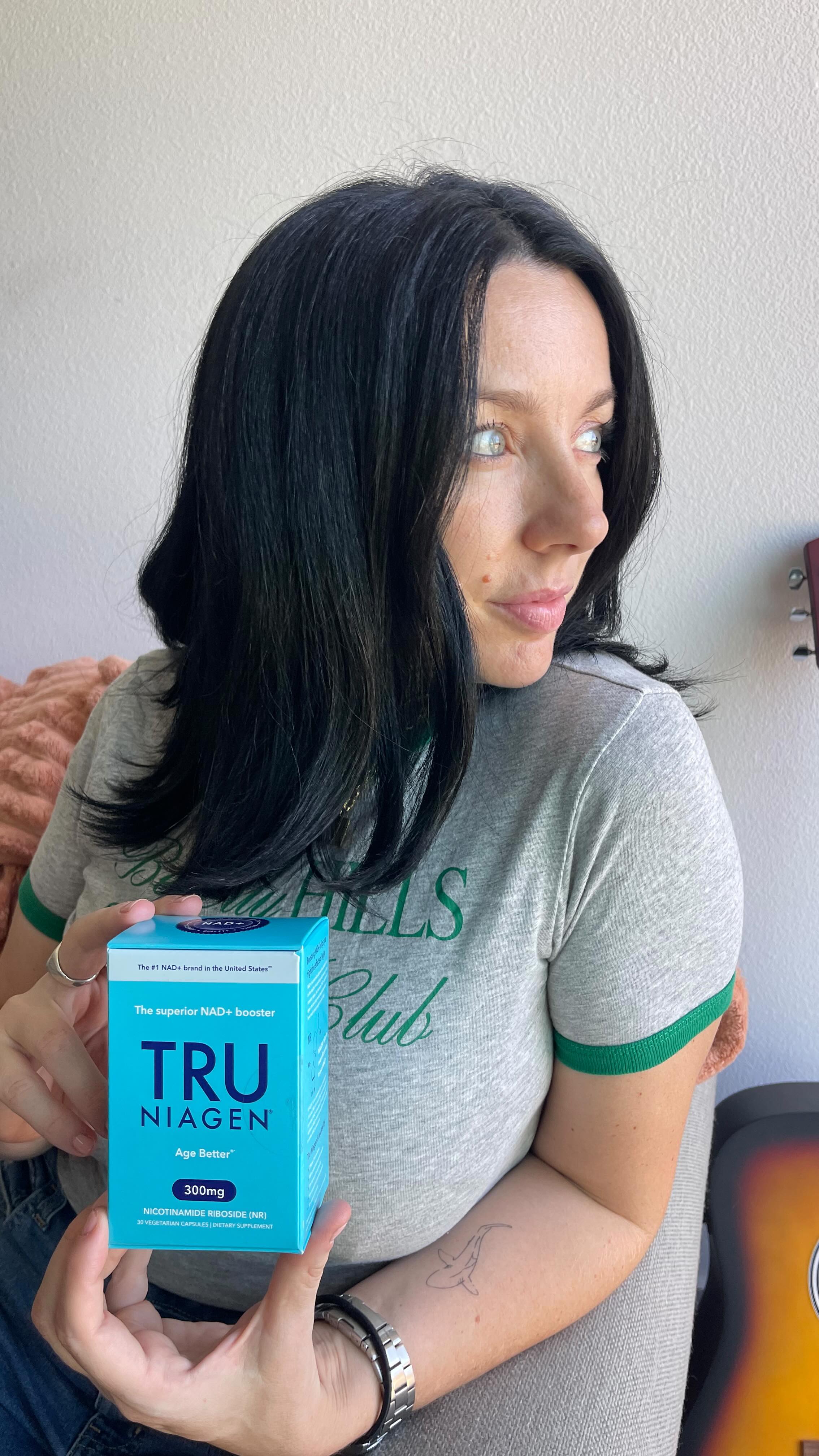 Instagram post by @yummololaberry for TRU NIAGEN. Caption reads: I’ve teamed up with Tru Niagen @truniagen to talk....