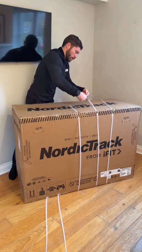 Instagram post by @joshbeaumontt for NordicTrack. Caption reads: [...] indoors, but make it real-world. The....