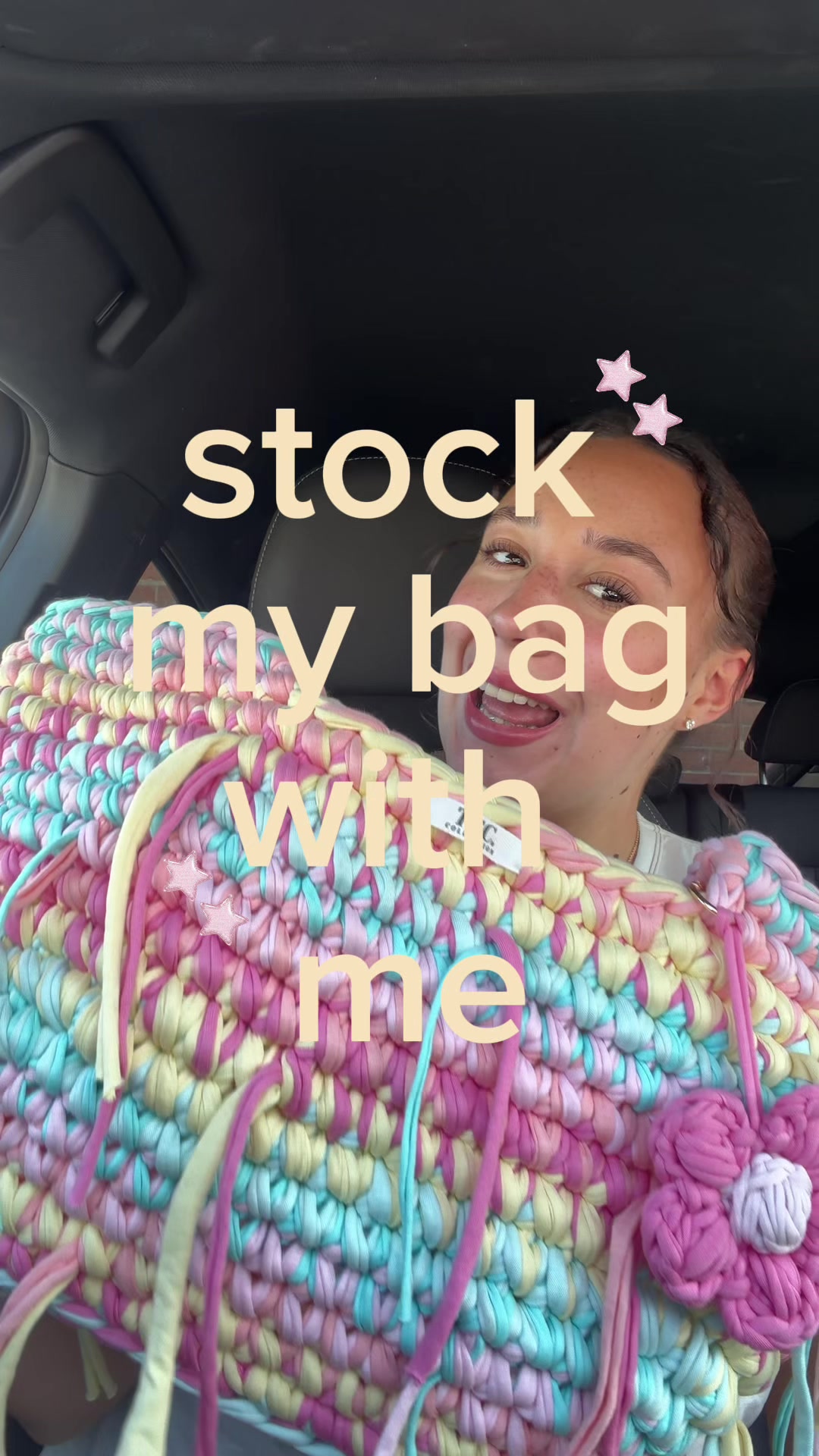 TikTok post by @alicelambertb for daisebeauty. Caption reads: [...] bag 🌸 using the CUTEST charmed....