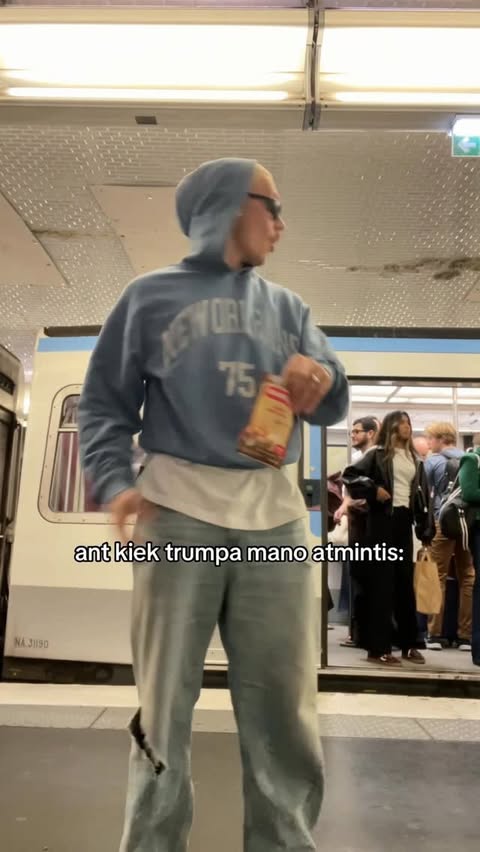 Instagram post by @nor_beee for Rambyno Lietuva. Caption reads: Gerai, kad turėjau ką užkąsti su savim.....