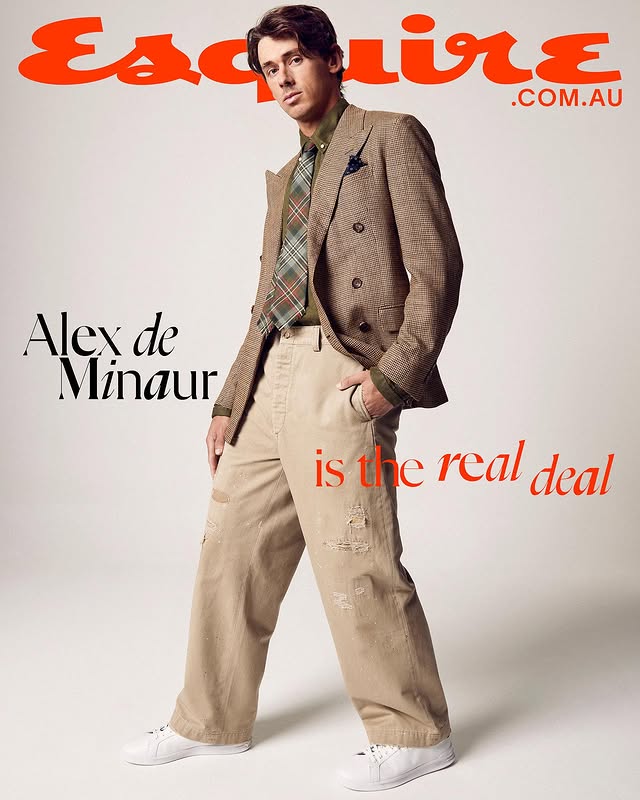 Instagram post by @alexdeminaur for Esquire. Caption reads: [...] top ten for the first time this year,....