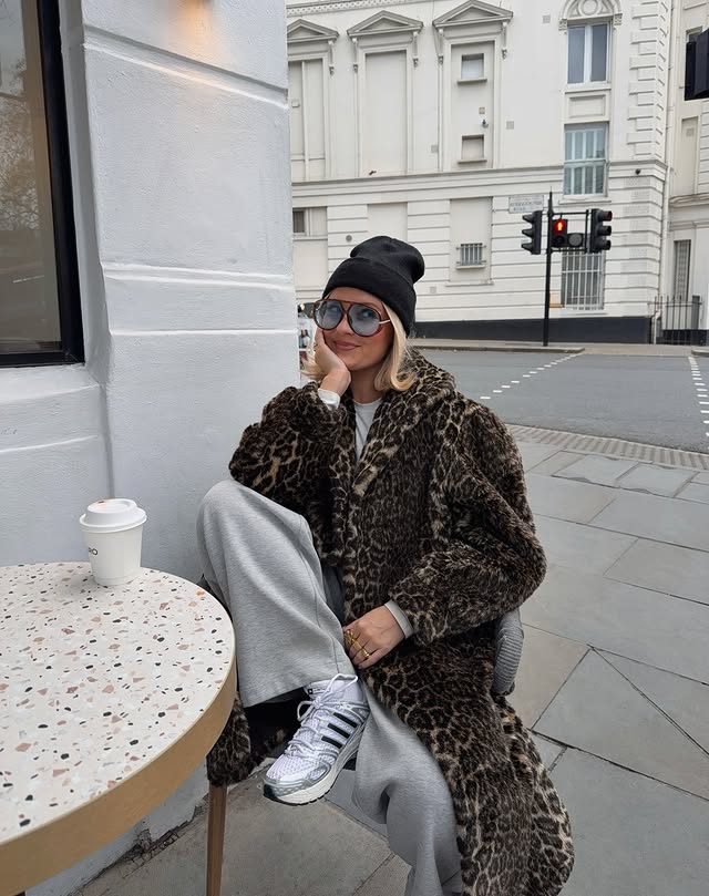 Instagram post by @zoehudsonx for Office Shoes. Caption reads: [...] wearing adidas adistar sneaks from....