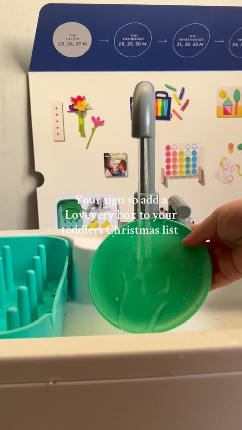 Instagram post by @leigha.elizabethh for Lovevery. Caption reads: If you’ve had your eye on the @lovevery.europe....