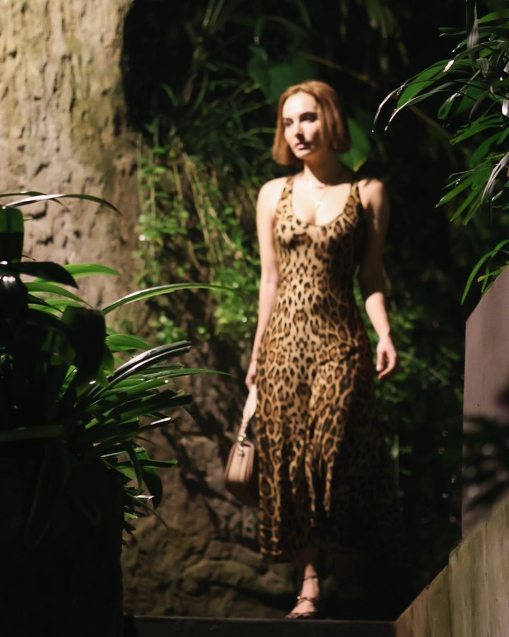 Instagram post by @basakgumulcinelioglu for Ted Baker. Caption reads: Finding signs of my Gaia everywhere.....