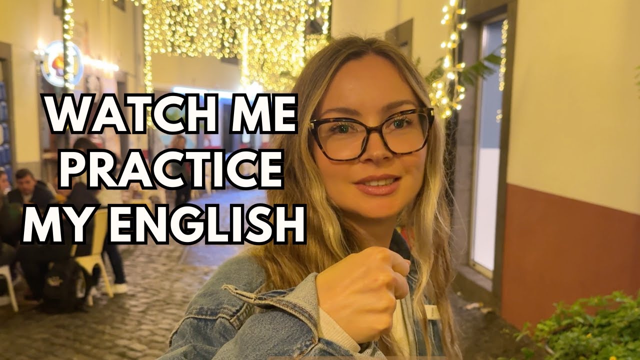 YouTube post by @TheForeignSunEnglish for Razer. Caption reads: How to Practice English Like a Vlogger.