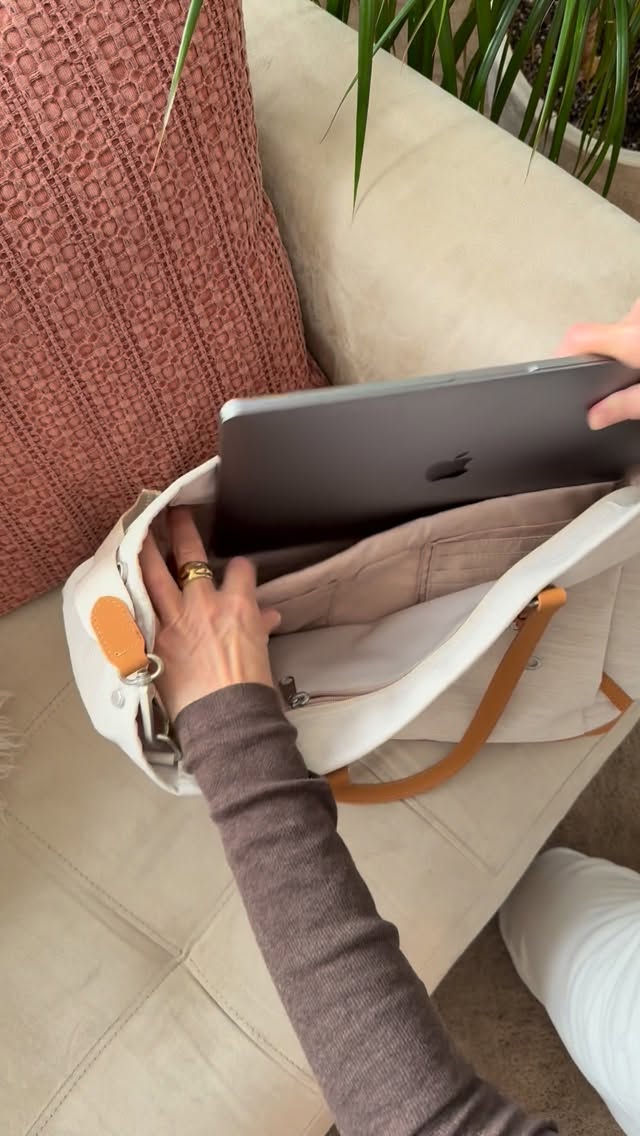 Instagram post by @_tanyakeenan for Nordace. Caption reads: Love this new Siena Pro Tote Bag @nordaceofficial.....