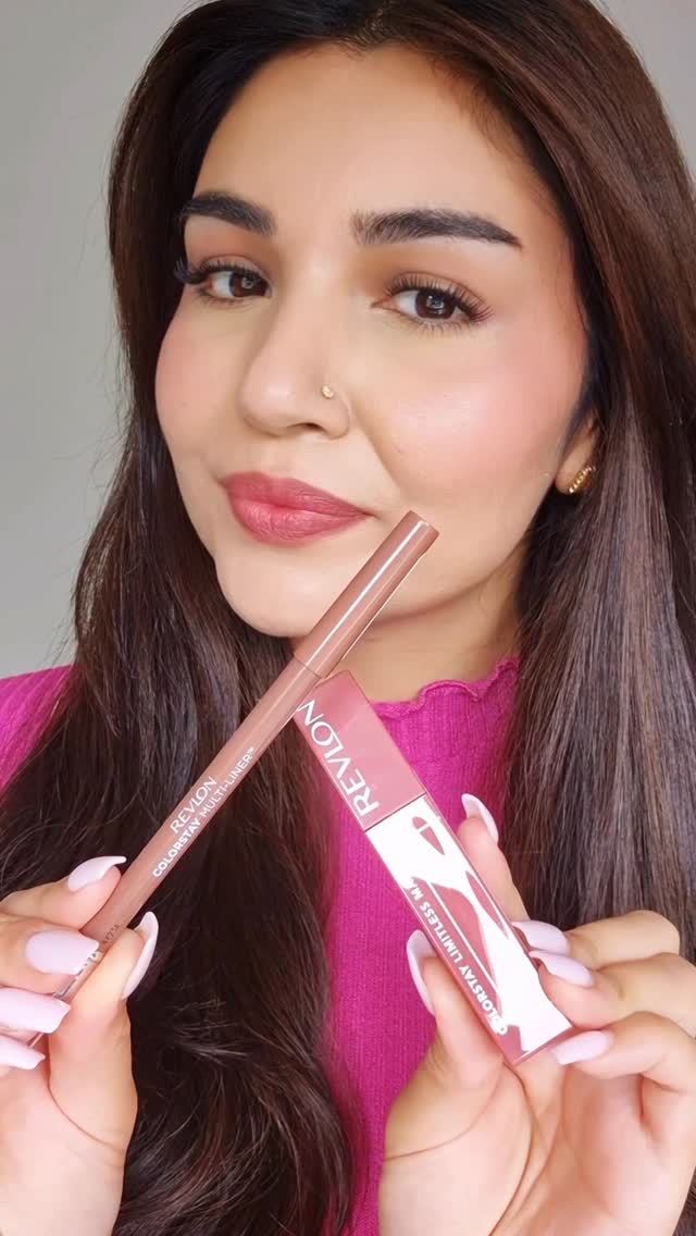 Instagram post by @selinareviews for Revlon. Caption reads: A pink lip will never go out of style 💗✨

I was....