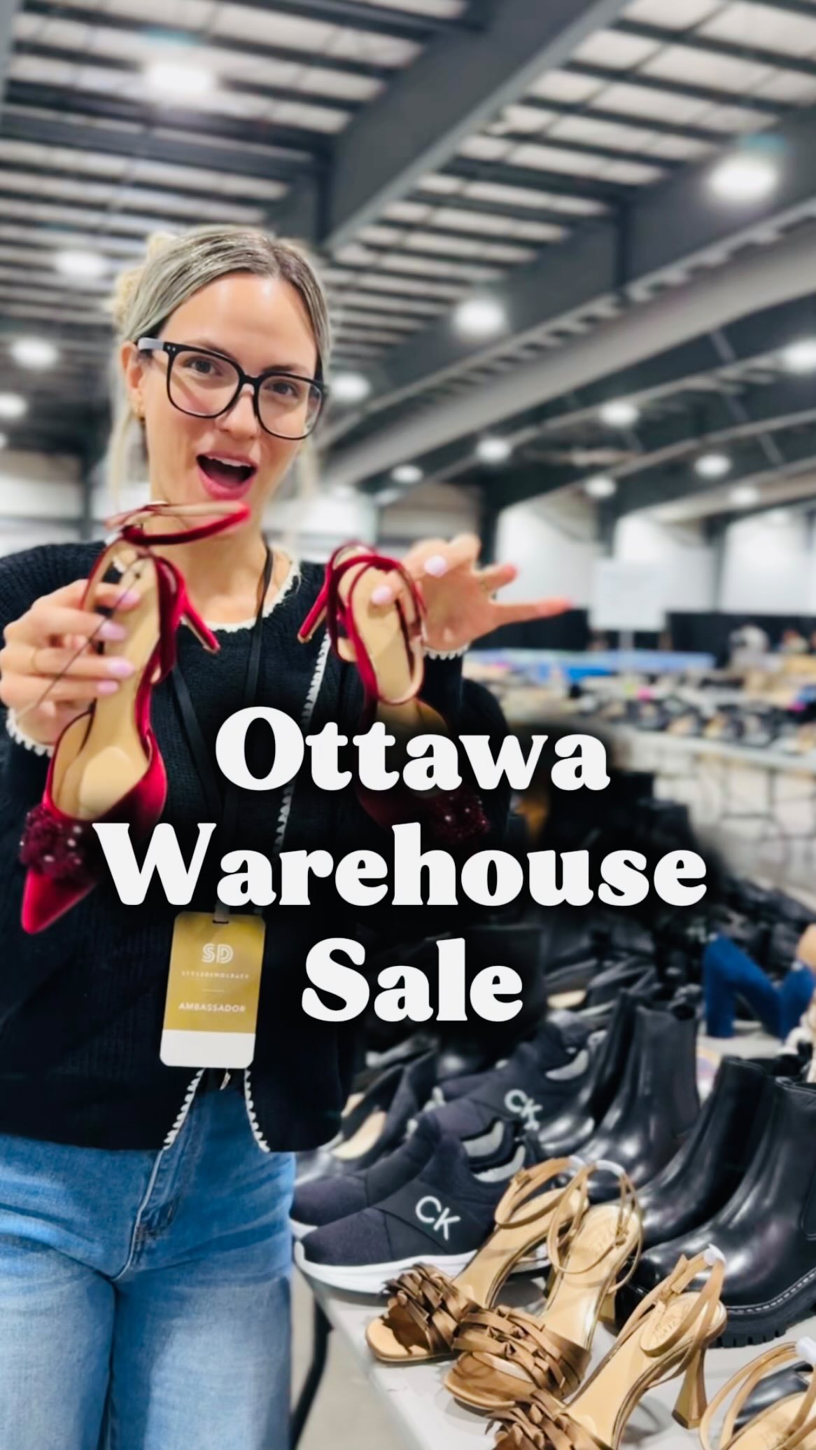 Instagram post by @jess.can.eat for Nine West. Caption reads: Ottawa friends listen up ‼️....