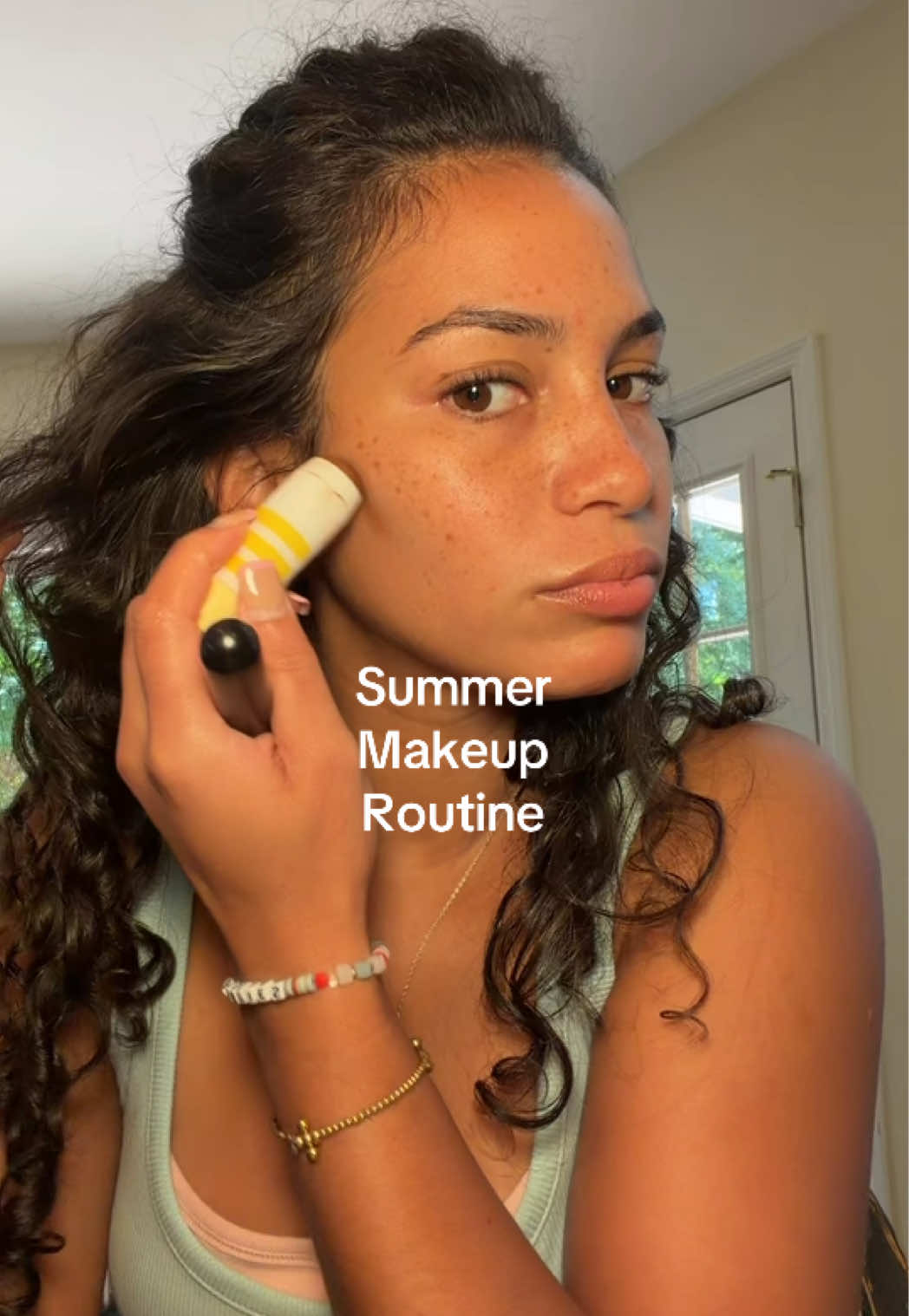 TikTok post by @aciastephens for caliray. Caption reads: [...] blush:@e.l.f. Cosmetics Brows &....