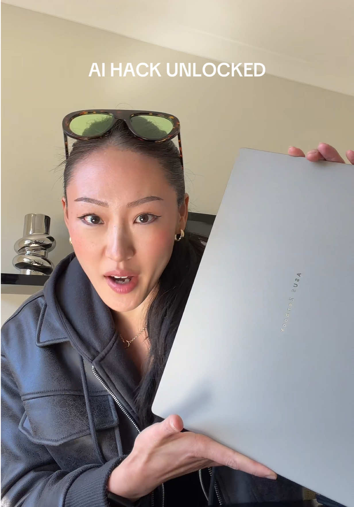 TikTok post by @juliana_hahn for Windows. Caption reads: Did someone say “high performance”? @Windows....