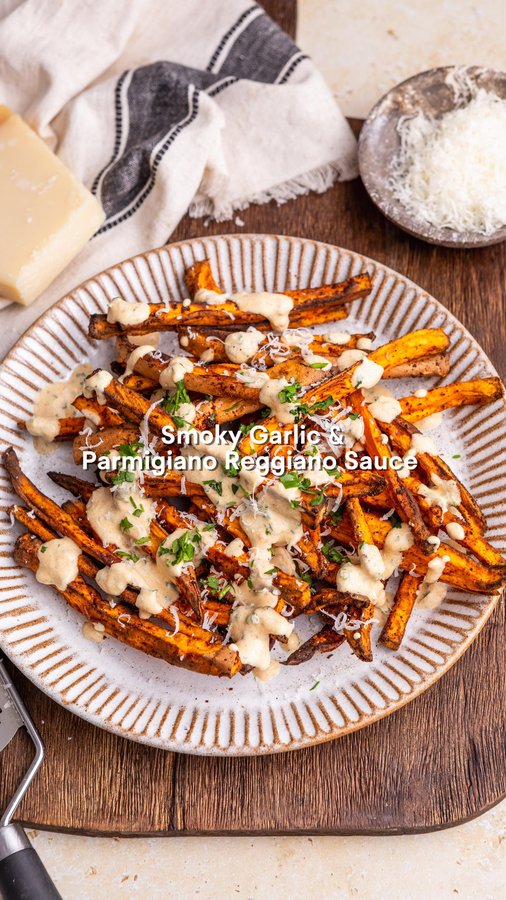 Instagram post by @sarahshealthykitchen for Parmigiano Reggiano. Caption reads: Did you know Parmigiano Reggiano can be used for....