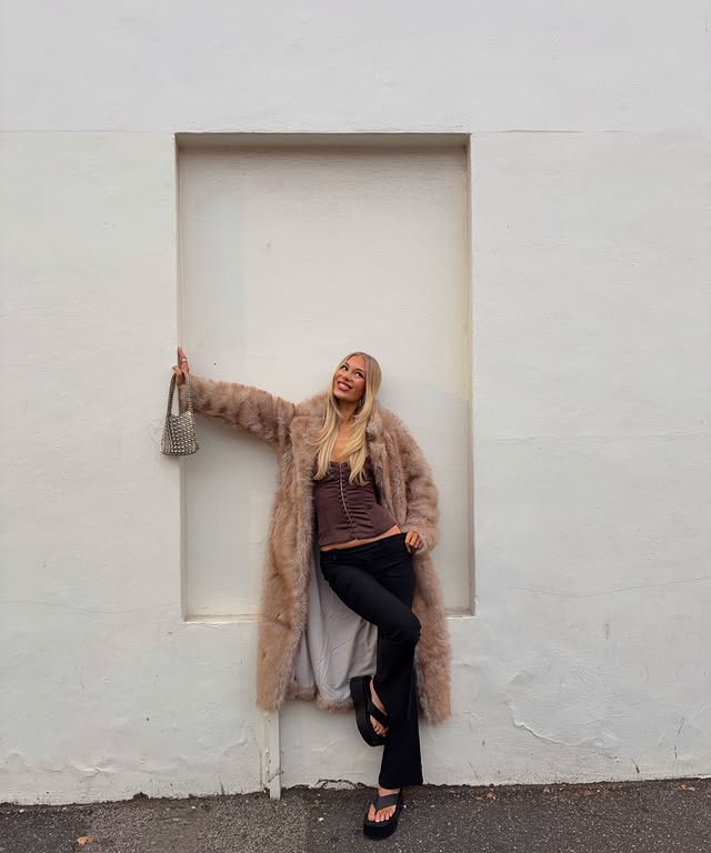 Instagram post by @ebba.tatton for Princess Polly. Caption reads: my uniform @princesspolly #pp_partner....