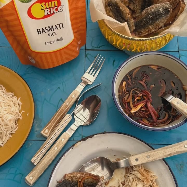 Instagram post by @pohlingyeow for SunRice. Caption reads: This is one of my fave Malaysian home cooked....