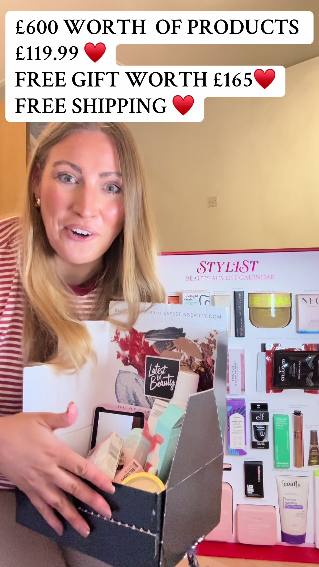 TikTok post by @rachelsteedensavvyshop for Latest in Beauty. Caption reads: Insane value for money 😳😳😳😳 I’m not sure how....