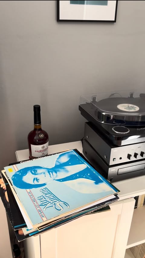 Instagram post by @ellierosebaker for Courvoisier. Caption reads: [...] to my music mentor today with a @courvoisier....