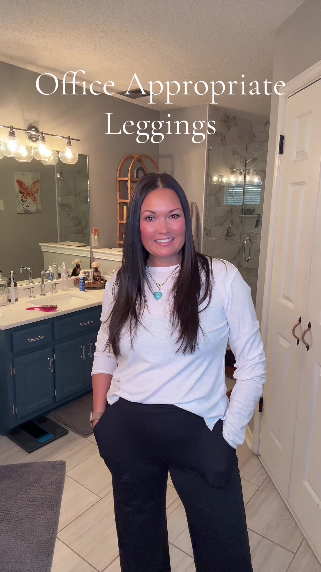 TikTok post by @genarutledge76 for G4Free. Caption reads: @G4Free Store #leggings #leggingsoftiktok [...].