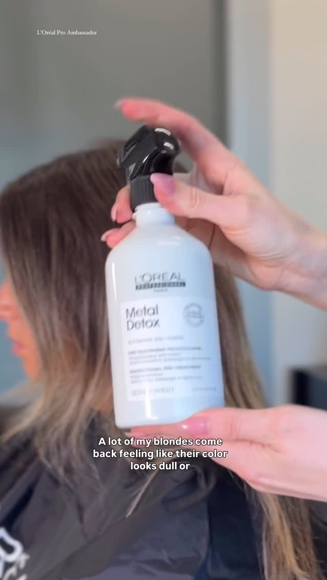 Instagram post by @melaniemhasson for SalonCentric. Caption reads: It’s not you, it’s your water 💧 Hard water and....