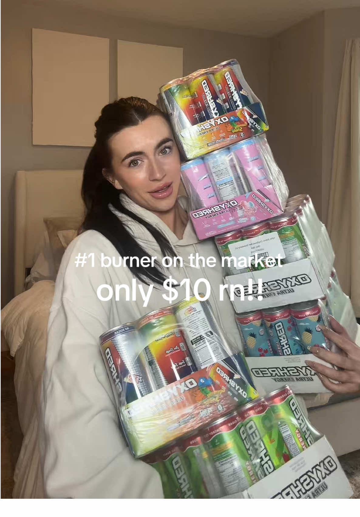 TikTok post by @calllmeebriii for EHPlabs. Caption reads: no im not sponsored, yes I am obsessed 100%....