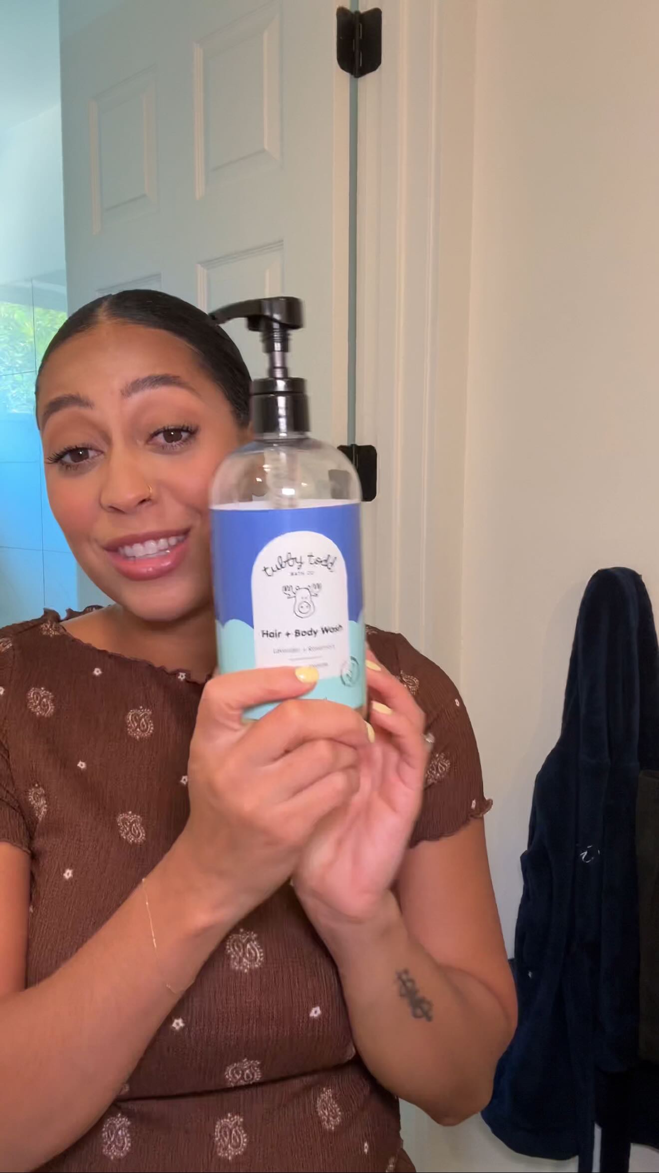 Instagram post by @sydelcurrylee for Tubby Todd. Caption reads: A caddy restock in not complete without some....