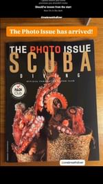 Instagram post by @onebreathdiver for Scuba Diving. Caption reads: S E N S U A L 
This is the moment versus the shot.....