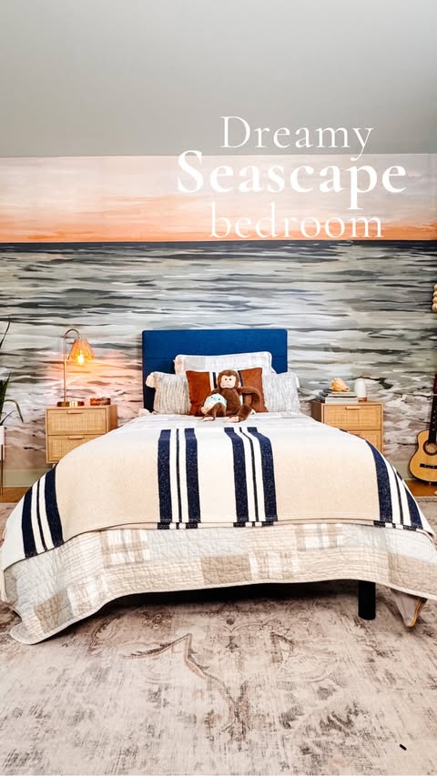 Instagram post by @liv.and.bloom for Wallblush. Caption reads: A few years ago, I went from blank to somewhat....