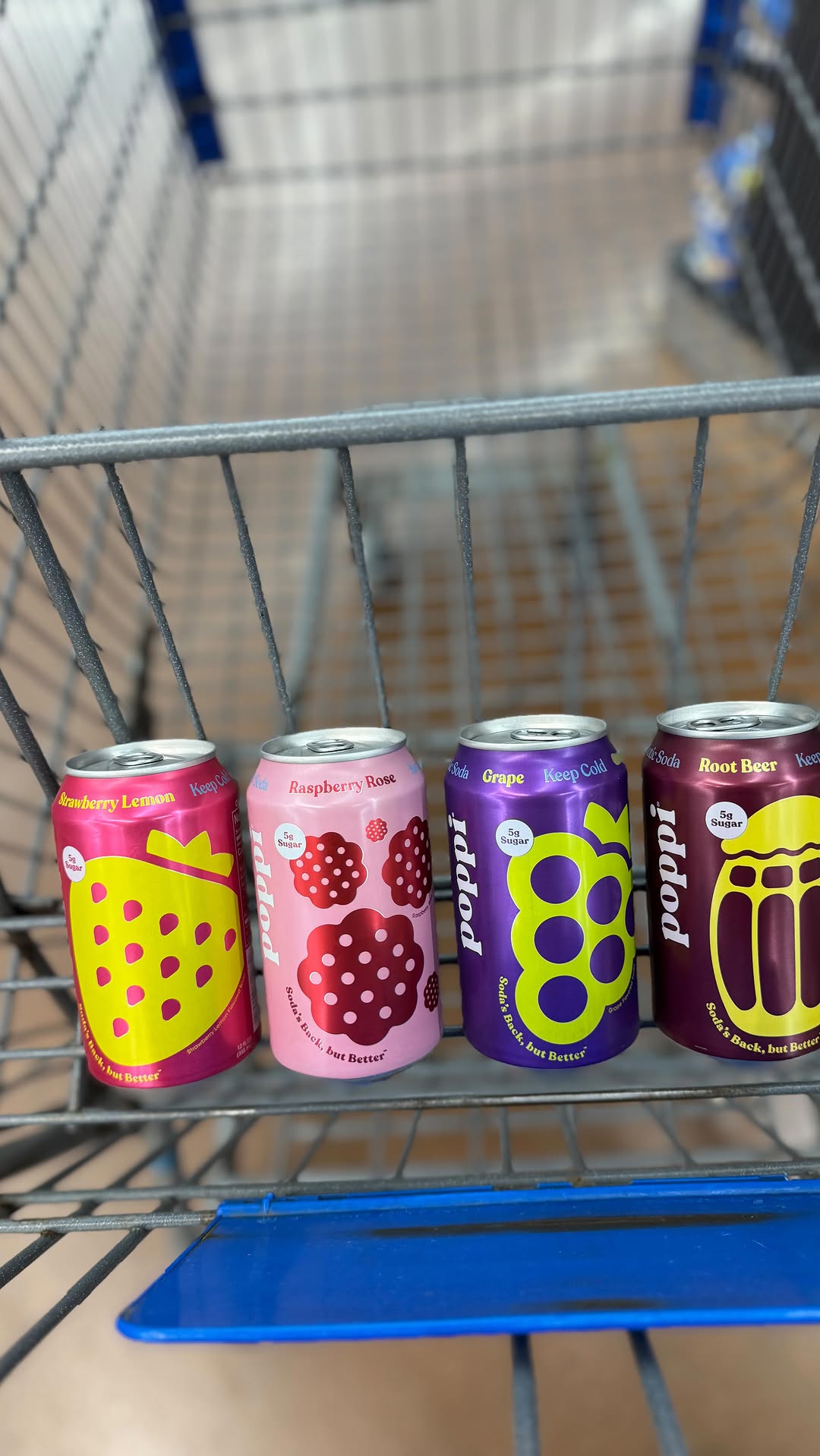 Instagram post by @walmartgems for Poppi. Caption reads: @drinkpoppi fans, it just got even better—your....