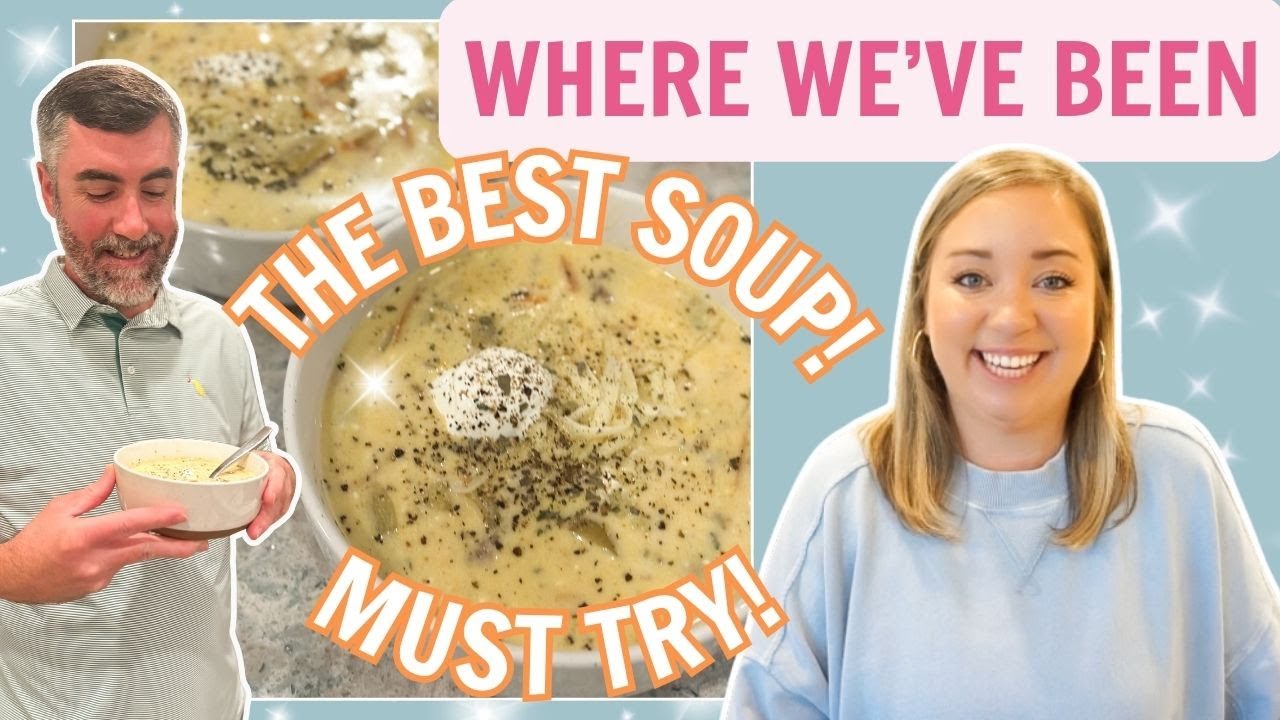 YouTube post by @jessicaodonohue for Thrive Market. Caption reads: Where We've Been | The BEST Cozy Soup Recipe and....