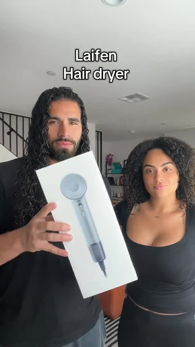 Instagram post by @itsreallynando for Laifentech. Caption reads: Laifen Hair Dryer – 20-Minute Express Drying....