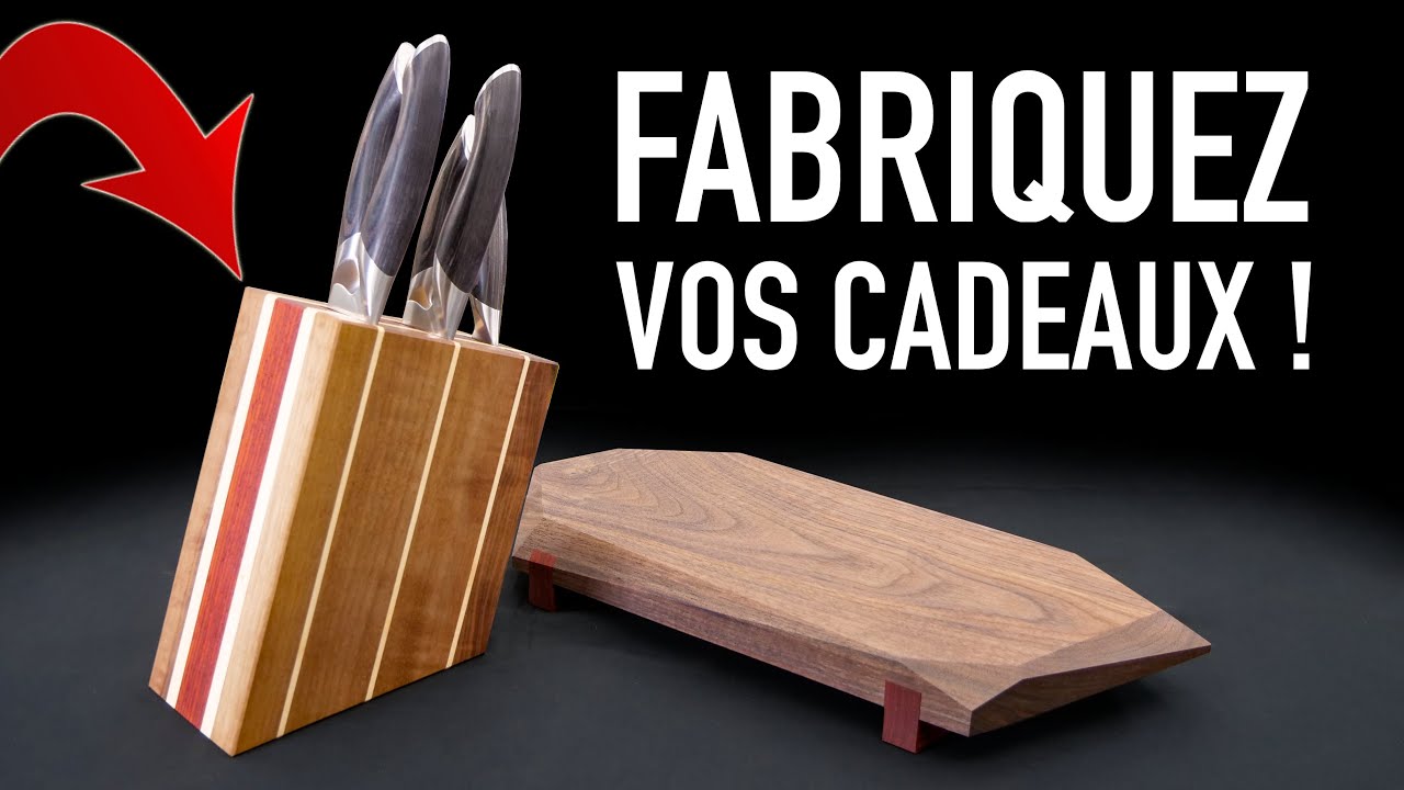 YouTube post by @AstucesDesign for Shaper Tools. Caption reads: 3 EASY and original projects to give as Christmas....