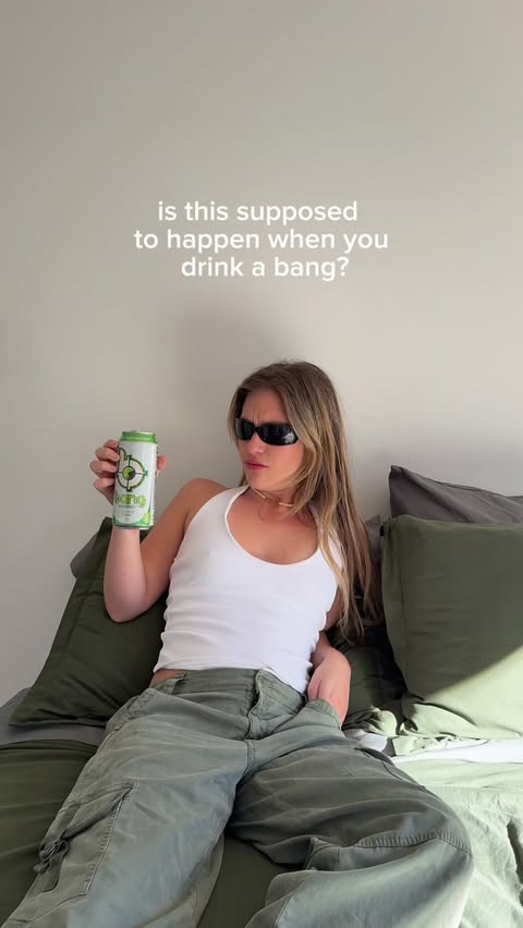 Instagram post by @jaymeaiden for Bang Energy Drink. Caption reads: can’t tell if im dreaming 😴 #LimePopDrop....