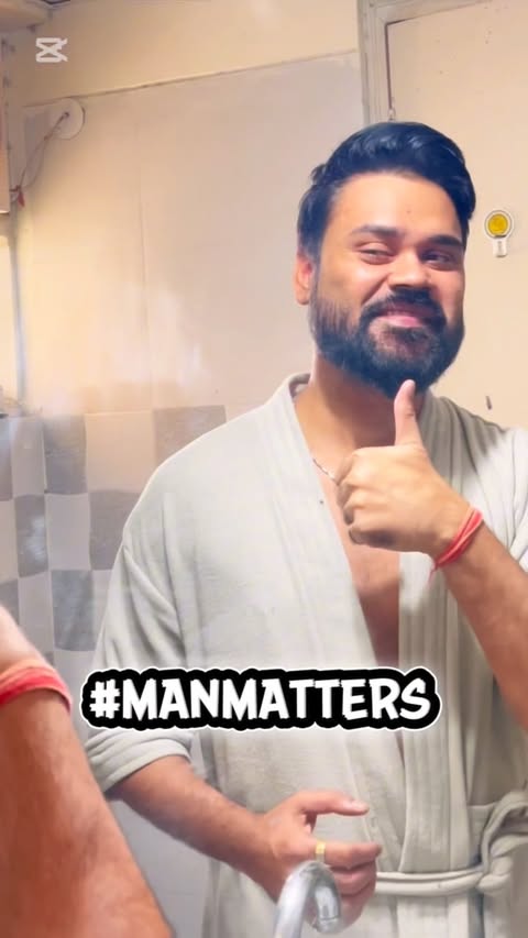 Instagram post by @stylesenseiabhi for Man Matters. Caption reads: [...] beard problems same hoti hain. Par Man....