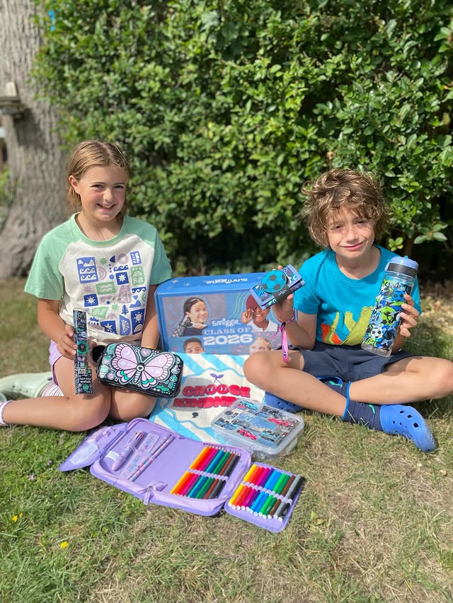 Instagram post by @justanormalmum_ for Smiggle. Caption reads: Ad| @smiggle_uk is full of the funkiest kit for....