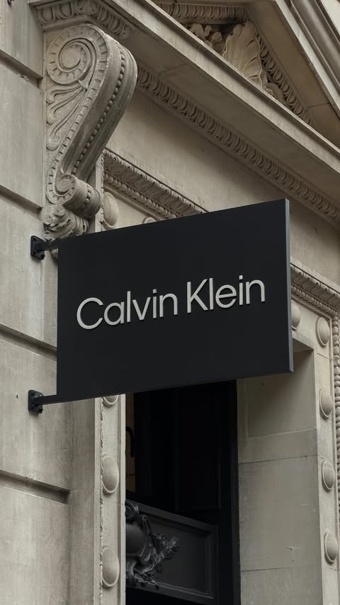 Instagram post by an influencer for Calvin Klein. Caption reads: [...] exploring the gorgeous new @calvinklein....