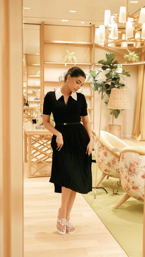 Instagram post by @yashitac for AJIO. Caption reads: Big news for the girlies who love their classics.....