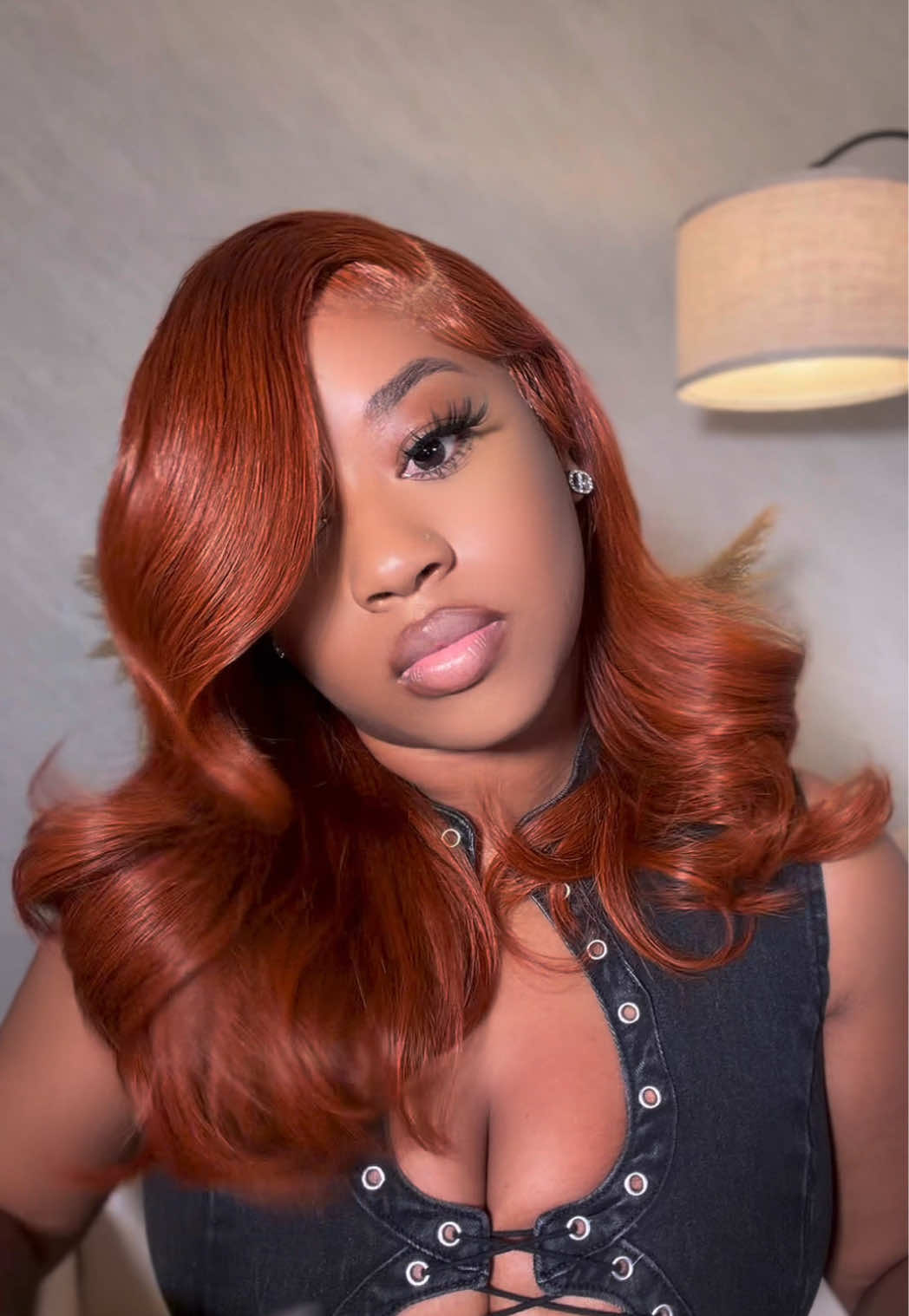 TikTok post by @lady_superior for WestKissHair. Caption reads: So full and bouncy 🤎  @WestKiss Hair ....