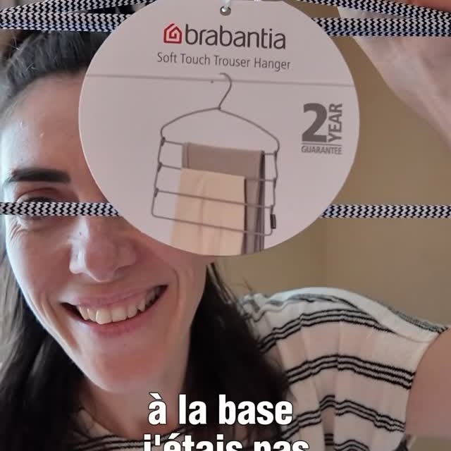 Instagram post by @la.fee.du.tri for Brabantia. Caption reads: Astuces dressing :)
Merci @brabantia 
#brabantia ....