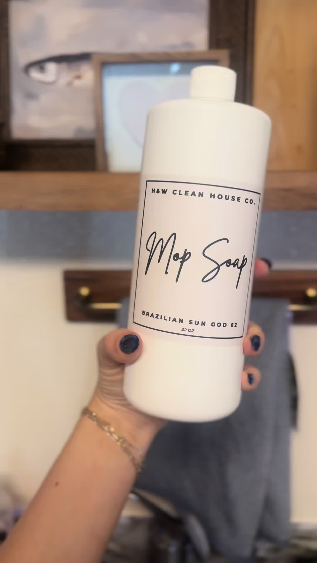 TikTok post by @savyjofficial for H&W Bath Haus. Caption reads: [...] with this products. 10/10 review. @H&W Bath....