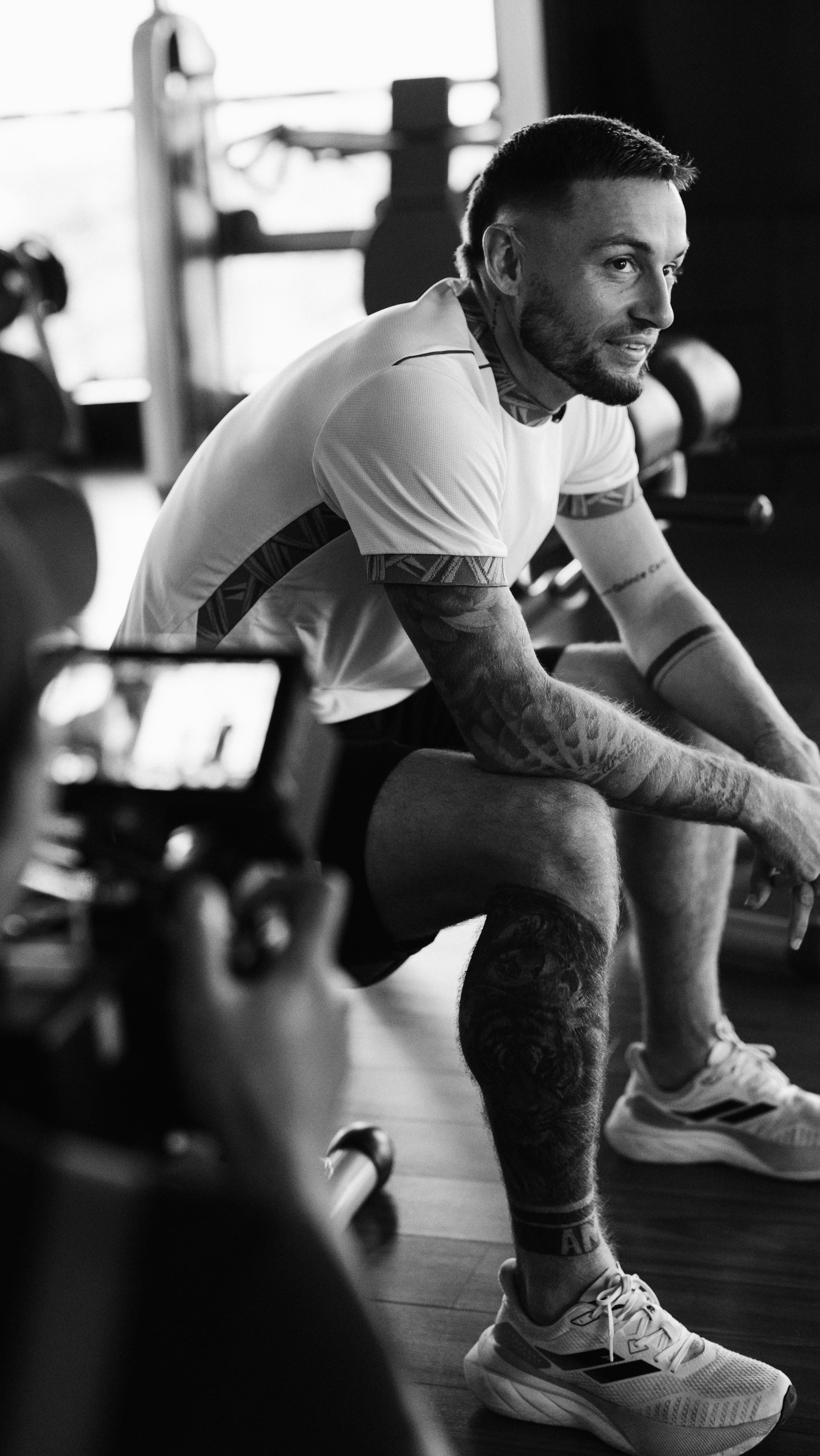 Instagram post by @marcklok for Technogym. Caption reads: The season starts tomorrow, but mine already....