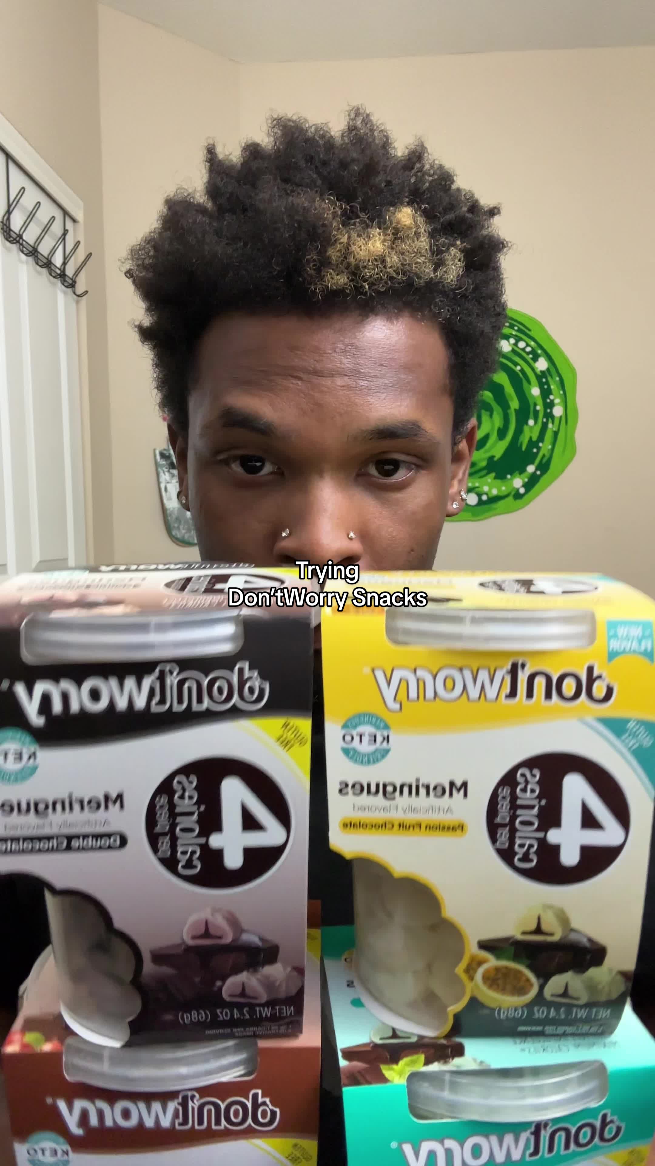 TikTok post by @taiyoeats for dontworrysnacks. Caption reads: the were GAS 🔥 @dontworry snacks #mukbang.