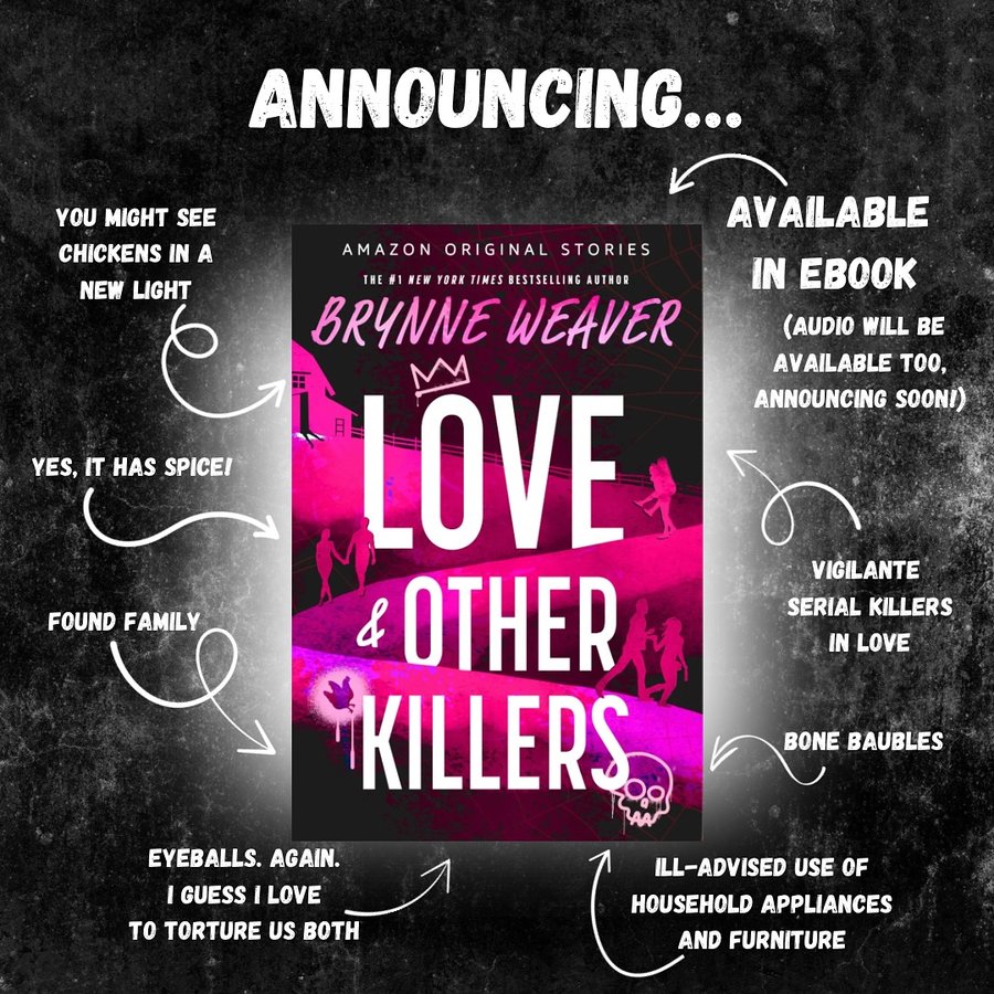 Instagram post by @brynne_weaver for Amazon Books. Caption reads: 🔪SURPRISE!! It’s a short story!!!🔪

I had an....